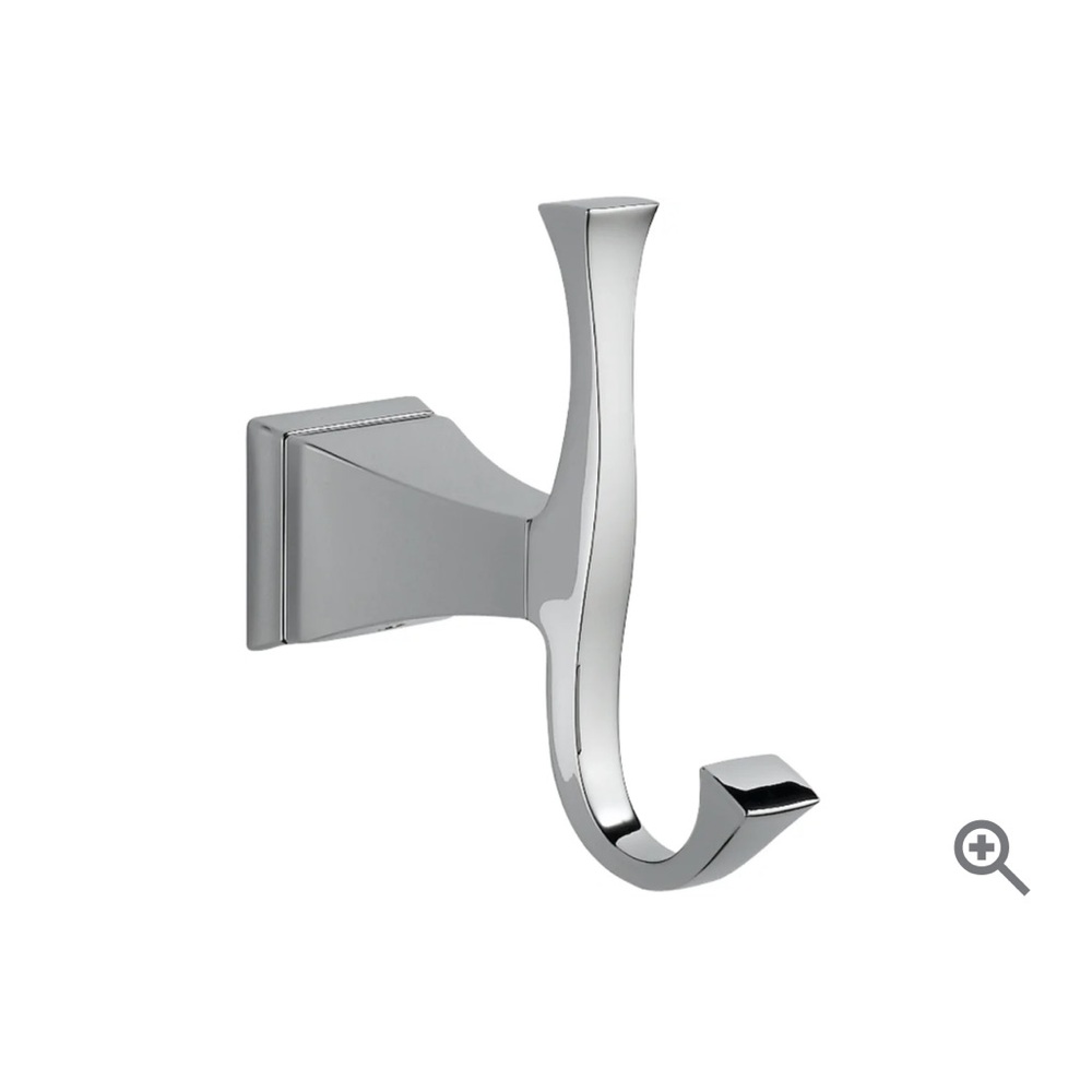 Delta Dryden Collection Double Robe Hook in Chrome